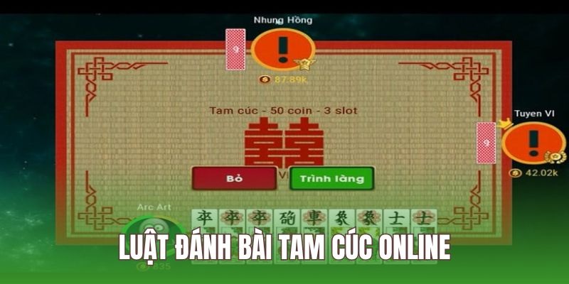 Bài tam cúc online sở hữu luật lệ vô cùng thú vị