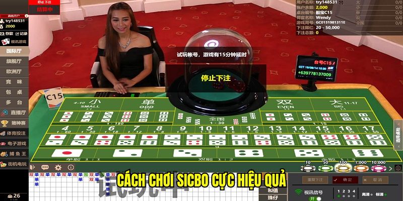 Cách chơi Sicbo cực hiệu quả